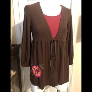 Ivy Jane tie front cardigan